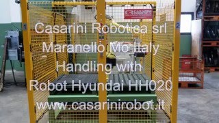 Handling with Robot Hyundai HH020 [upl. by Gayla]