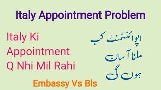 Italy Embassy Bls Appointment Problem  Work Visa Family Visa Legalisation ZainConsultant [upl. by Iffar]