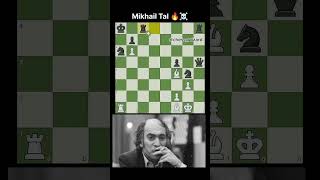 Mikhail tal brilliancy☠️ magnuscarlsen chess gmhikaru gothamchess levyrozman brilliant [upl. by Einnaffit]