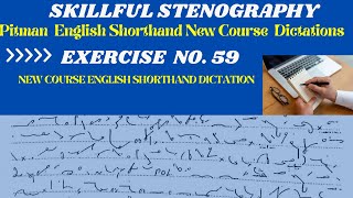 Pitman New Course English Shorthand Speed Dictation [upl. by Kcirdderf]