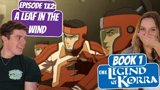 KORRA PRO BENDING IS INSANE  Legend of Korra Reaction  Episode 2 quotA Leaf in the Windquot [upl. by Yenitirb538]