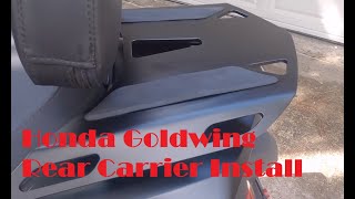 2022 Honda Goldwing Rear Carrier Installation  How to [upl. by Harday483]