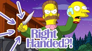 Ned Flanders is NOT LeftHanded – Dark Simpsons Mysteries [upl. by Anders]