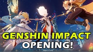 Genshin Impact Opening Cutscene English [upl. by Lind977]