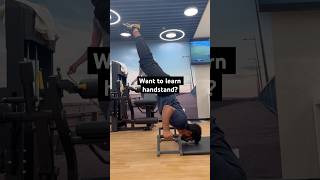 How to do handstand handstandworkout calisthenics gym fitness gymnast strengthtraining india [upl. by Mallissa843]