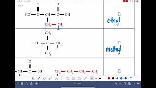 ALEKS Naming alkyl side chains [upl. by Tallie]