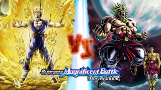 LR TEQ Broly VS SSj Gohan Teen Supreme Battle Movie  Dokkan World Tour at 55 [upl. by Pittman]