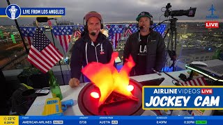 🔴LIVE Exciting LAX Airport Action amp July 4th FIREWORKS [upl. by Acimad]