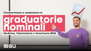 Test Medicina e Veterinaria 2024 Commento e analisi graduatorie nominali [upl. by Chris]