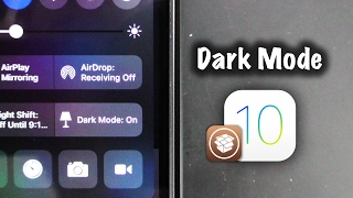 Get Dark Mode on iOS 10  Cydia Setup [upl. by Sanderson623]