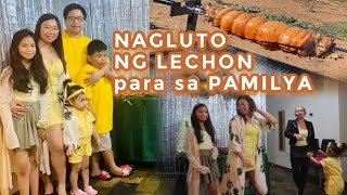 GUMAWA NG LECHON ALA LOVELYS DAY  PINAGLUTO ANG PAMILYA NG PABORITONG PUTAHE [upl. by Liw348]