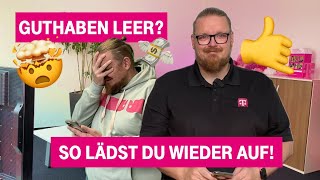 Telekom hilft News So ladet ihr ganz easy euer PrepaidGuthaben auf [upl. by Zoie]