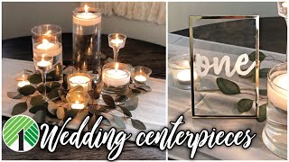 Dollar Tree DIY Wedding Centerpieces  Elegant and CHEAP [upl. by Helgeson473]