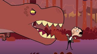 Mr Bean Vs TRex  Mr Bean Animated Season 2  Funny Clips  Mr Bean [upl. by Ebaj444]