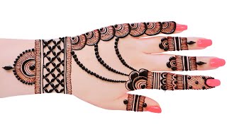 Stylish mehndi design front hand mehndi design easy amp simple  mehandi ka design  mehndi designs [upl. by Ziladnerb]