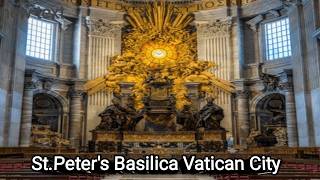 StPeters Basilica Vetican CityPope FrancisStPeters square [upl. by Nehte539]