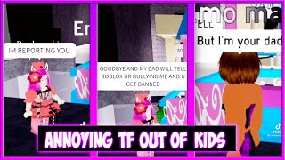 Christinerblx Annoying Tf Out Of Kids On Royale High Crazy TikTok Compilation Reaction 11 [upl. by Gladis]