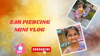 Ear Piercing vlog vlogger earrings piercing weekend fun [upl. by Nivaj]