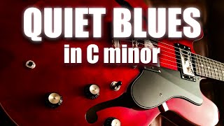 Quiet Blues Backing Track in C minor  SZBT 1051 [upl. by Akierdna]