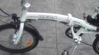 Bicicleta eléctrica plegable para practicar ciclismo y guardarla en cualquier sitio [upl. by Ardnasirhc]