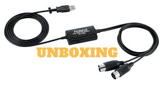 UNBOXING Roland UMONE MK2 USB MIDI Interface [upl. by Einyaj21]