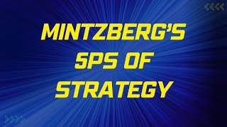 Mintzbergs 5Ps of Strategy A 5Minute Overview [upl. by Azeret202]