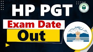 HP PGT Exam Date Out [upl. by Faustena]