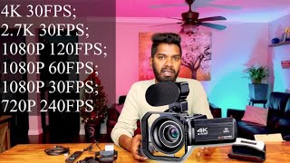 OIEXI 4K Camera recorder for Vlogging Unboxing  Review OIEXI Cam recorder [upl. by Winfield67]