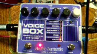 ElectroHarmonix Voice Box 3  Vocoder [upl. by Eceertal886]