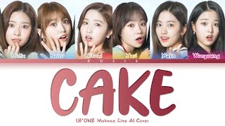 AI COVER HOW WOULD IZONE MAKNAE LINE SING quotCAKEquot ITZY [upl. by Pammy]