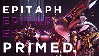 Epitaph Prime WristMounted Obliteration  Warframe Weapon Review and Build [upl. by Eesak]