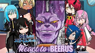 Rimuru Tempest react to beerus  super saiyan Goku  Gacha life 2  slime  Dragonball heroes [upl. by Rafi]