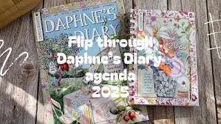 Daphnes Diary agenda 2025  Flip through I A new planner for 2025 [upl. by Ahsinid523]