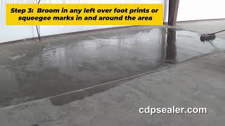 DIY Concrete Floor Sealer  Concrete Sealing  concrete floor sealant warehouse amp shop floor sealer [upl. by Flosi790]