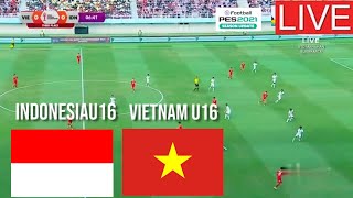 indonesia vs vietnam live  aff u16 2024  LIVESCORE AI [upl. by Lowell]