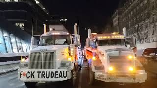 🔴LIVE Ottawa  Freedom Convoy 2022 Day 1  Parliament Hill  Friday Jan 28 pt 4 [upl. by Gerc]