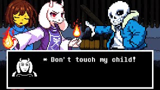 Undertale but Toriel Protects Frisk at ALL COST [upl. by Lesna243]