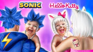 My Parents Are Hello Kitty and Sonic [upl. by Crow]