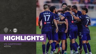 Highlights Louisville City FC 6 Hartford Athletic 0 [upl. by Mohr]