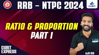 Ratio amp Proportion Part 1  RRBNTPC  QA  Cubit Express  Cubit Academy  Malayalam  Ajosir [upl. by Rolan702]