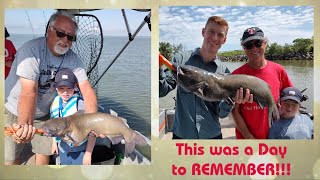 3 Generations of Fishermen Catching Catfish with Captain Scott on the Sandusky Bay [upl. by Hcir]