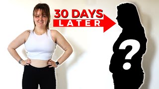 My sister transformed her body in 90 days This is her 30 days later [upl. by Goldstein]