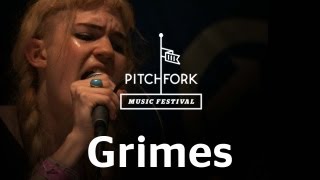 Grimes performs quotCircumambientquot at Pitchfork Music Festival 2012 [upl. by Nauhs140]