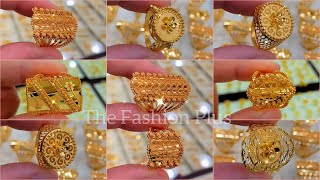 21k Dubai Gold Ring Design with PRICE TheFashionPlus [upl. by Nomzaj]