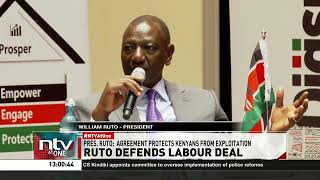 President Ruto says first recruitment of Kenyan labourers in Germany to begin in two weeks [upl. by Noemis]