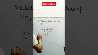 Lewis Structure of NH3 CBSEICSE  10th Chemistry [upl. by Ekal]