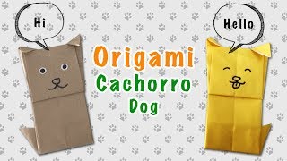 Dobraduras de Animais  CACHORRODog Modelo 2  Origami  Passo a Passo [upl. by Peednama428]