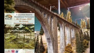 Expo modélisme ferroviaire RisOrangis 30 amp 31 mars 2019 [upl. by Lyn355]