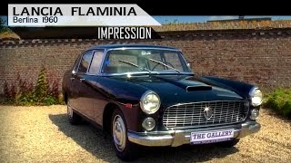 LANCIA FLAMINIA BERLINA 1960  Modest test drive with V6 engine sound  SCC TV [upl. by Aicsila]