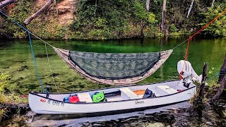 Camping on a 13 Gheenoe  Econfina Creek Florida [upl. by Federico]